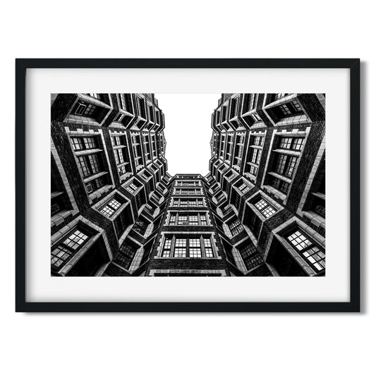 110th Street, Upper West Side 2016 - New York Architecture Black and White Fine Art Print, New Yorker Wall Art